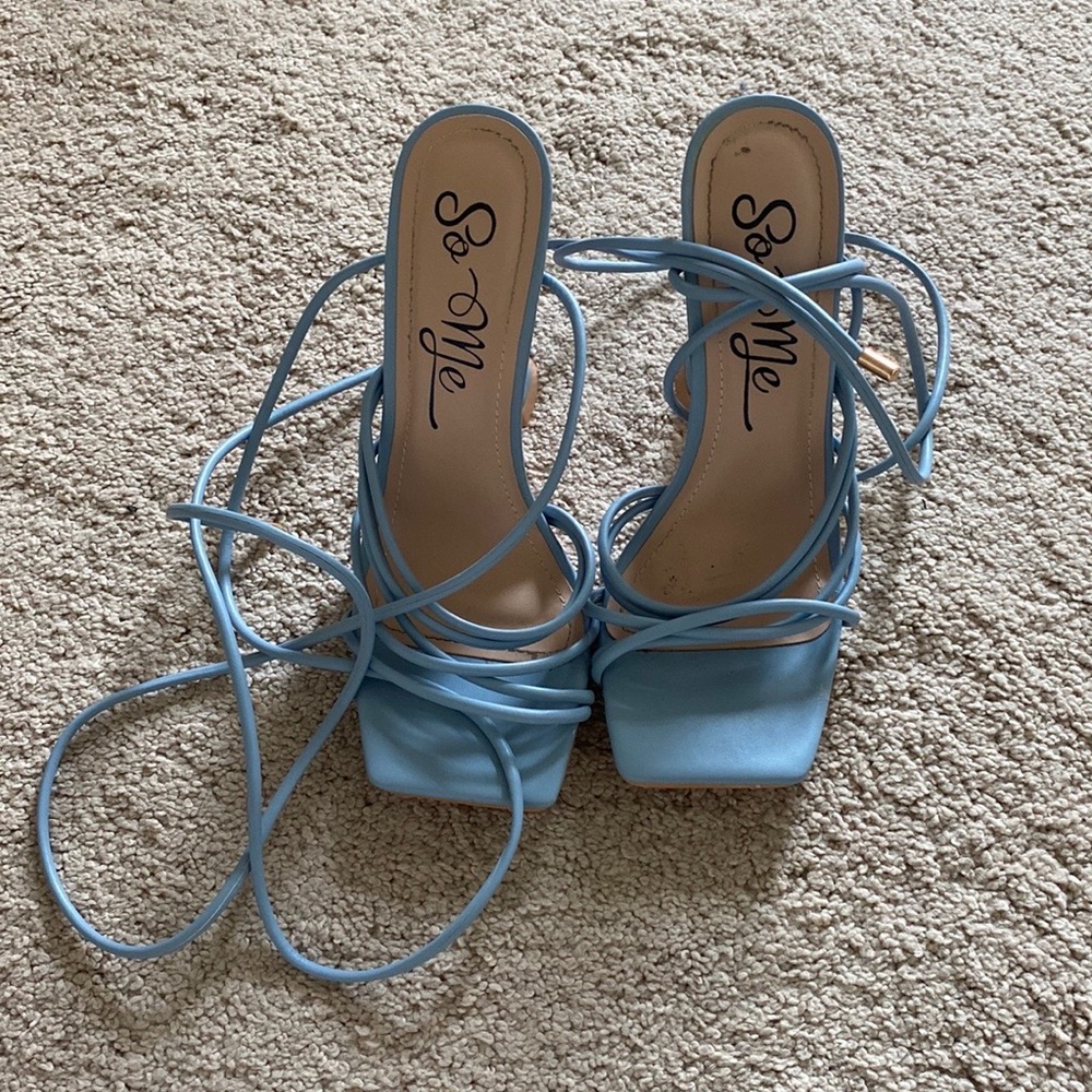 Baby Blue Heels